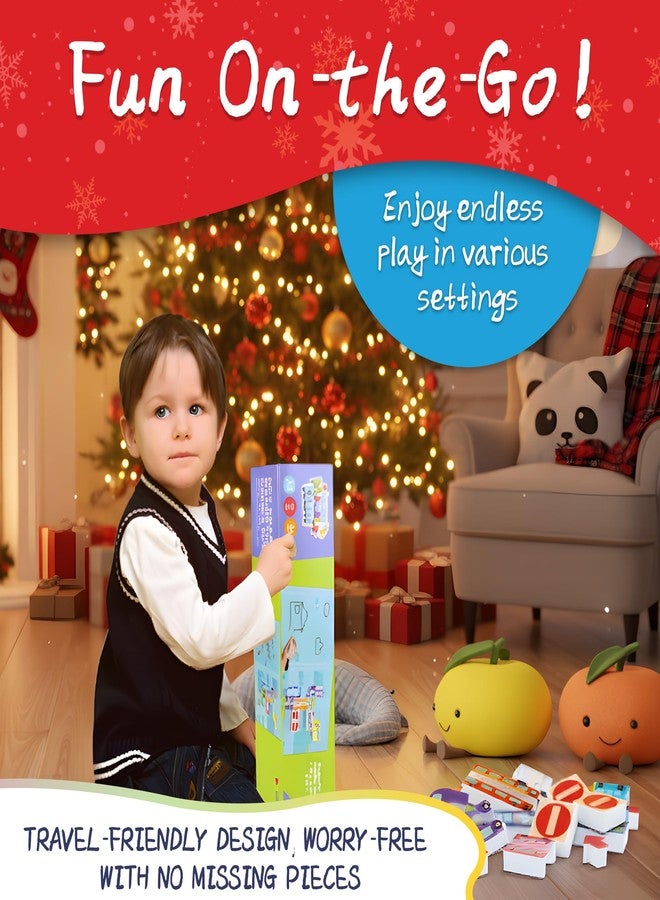 ROHSCE Marble Run for Kids, Vertical Magnetic Marble Maze Track with Doodle Board & Residue-Free Nano-Adhesive, STEM Explorers Brain Teaser Toy for Boys Girls Ages 3-12, Creative Thinking Games Gifts - Image 3